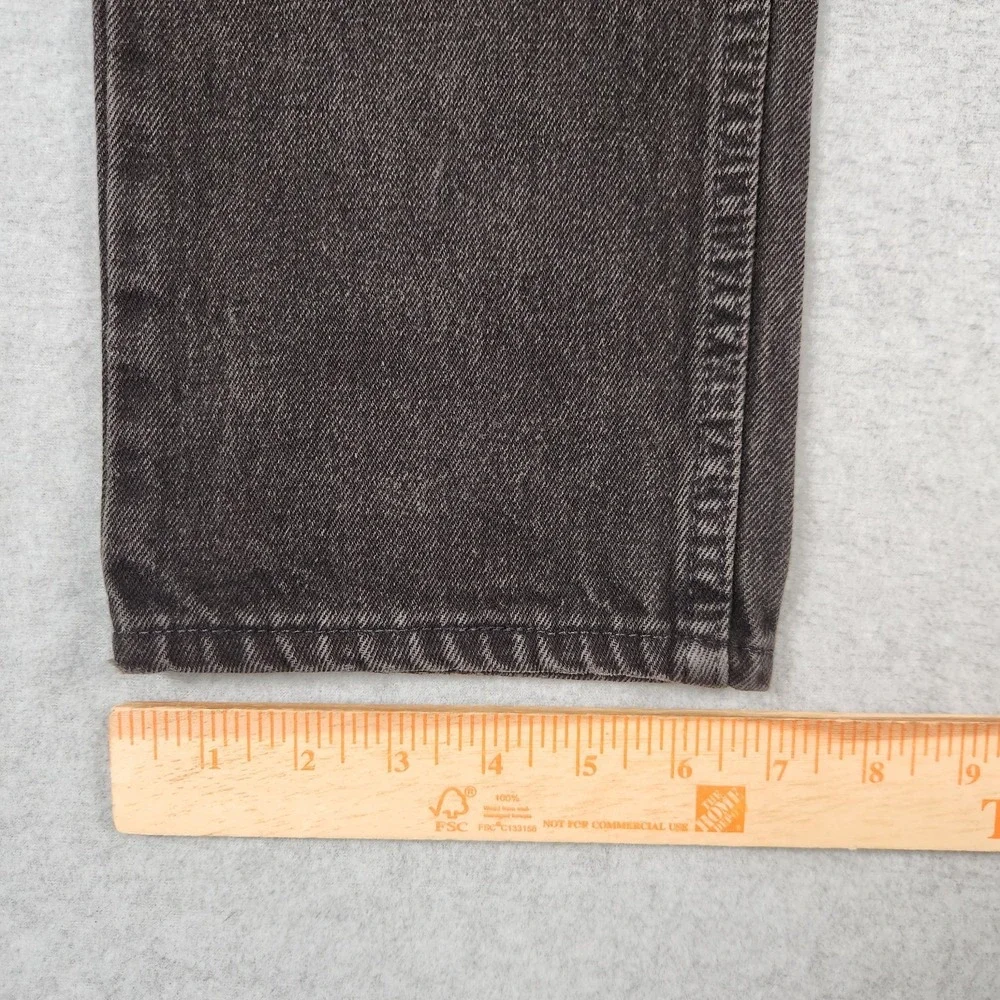 Vintage Levis 505 Jeans 31x34 (Actual 29x34) Black Straight Leg 90s Made In USA
